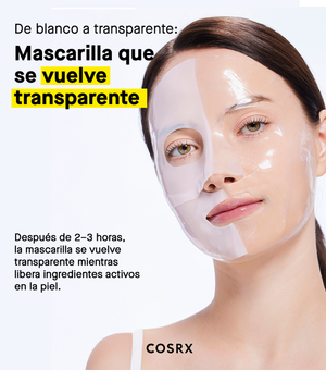 COSRX ADVANCED SNAIL MUCIN GLASS GLOW HYDROGEL MASK | Mascailla Glass Skin de Hidrogel
