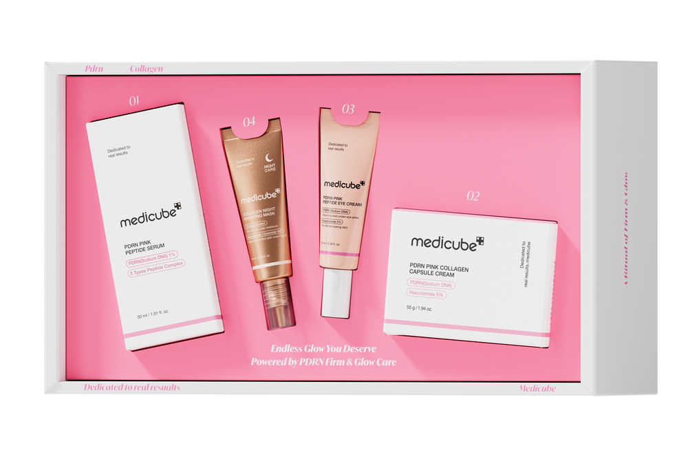 MEDICUBE PDRN Glow Gift Set - Set de Regalo Rutina Facial Mini (5 Piezas)