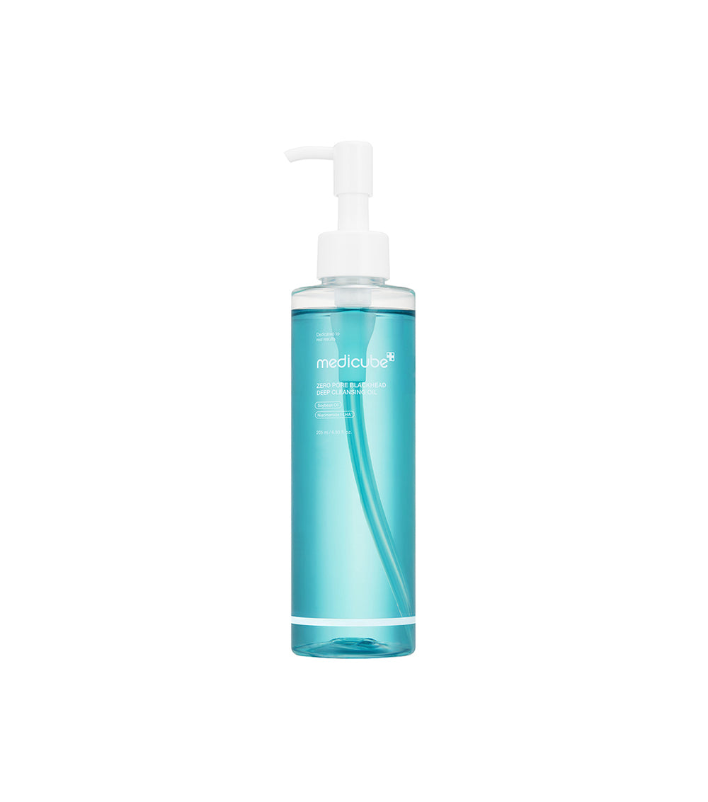 MEDICUBE ZERO PORE BLACKHEAD DEEP CLEANSING OIL 205ml | Limpiador en Aceite para poros