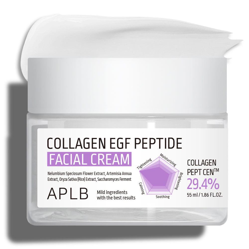 APLB Crema Facial EGF Peptidos 55ml Crema Hidratante Con Colágeno Hidrolizado