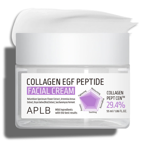 APLB Crema Facial EGF Peptidos 55ml Crema Hidratante Con Colágeno Hidrolizado