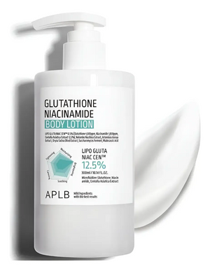 APLB Locion Corporal Glutation Niacinamida Centella Asiática 12,3 % Crema Corporal Iluminadora 300ml