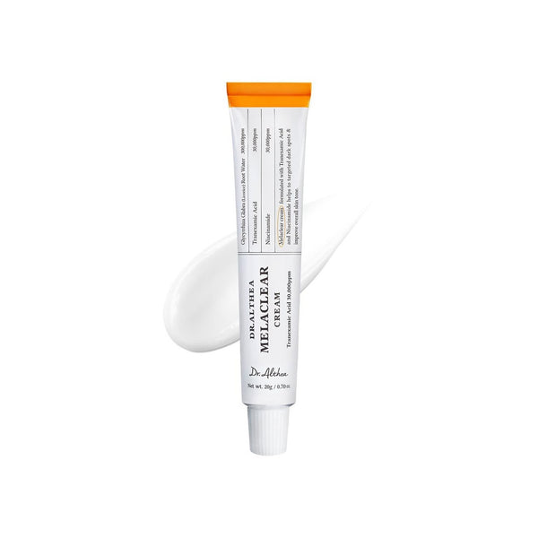 Dr. Althea Melaclear Cream 20 g, envase sobre fondo blanco